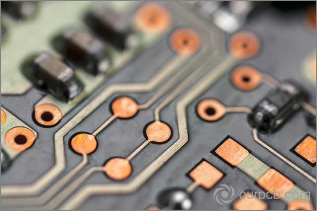Beautiful pin lines on printed circuit boards