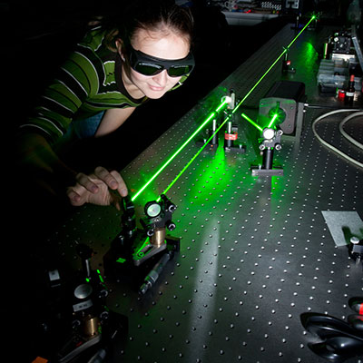 Two Monochromatic Laser Beams