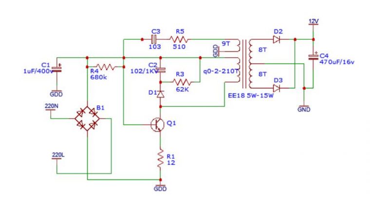 Pc Smps Circuit Diagram With Explanation