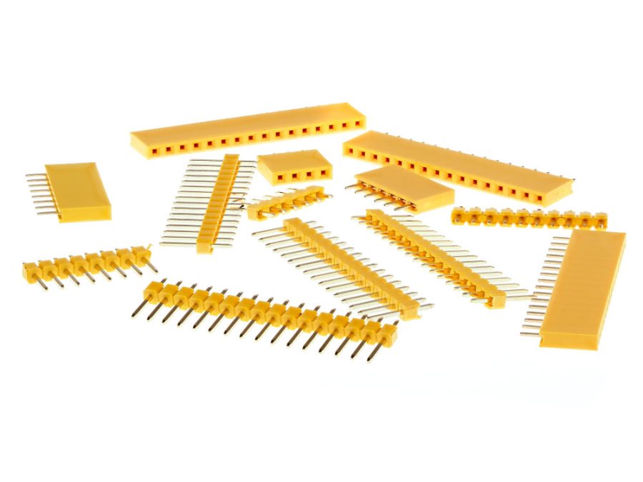 Circuit Board Headers Single Block Electrical Connectors 