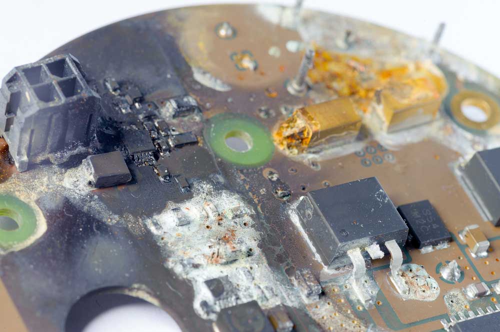 Repair circuit board after water damage