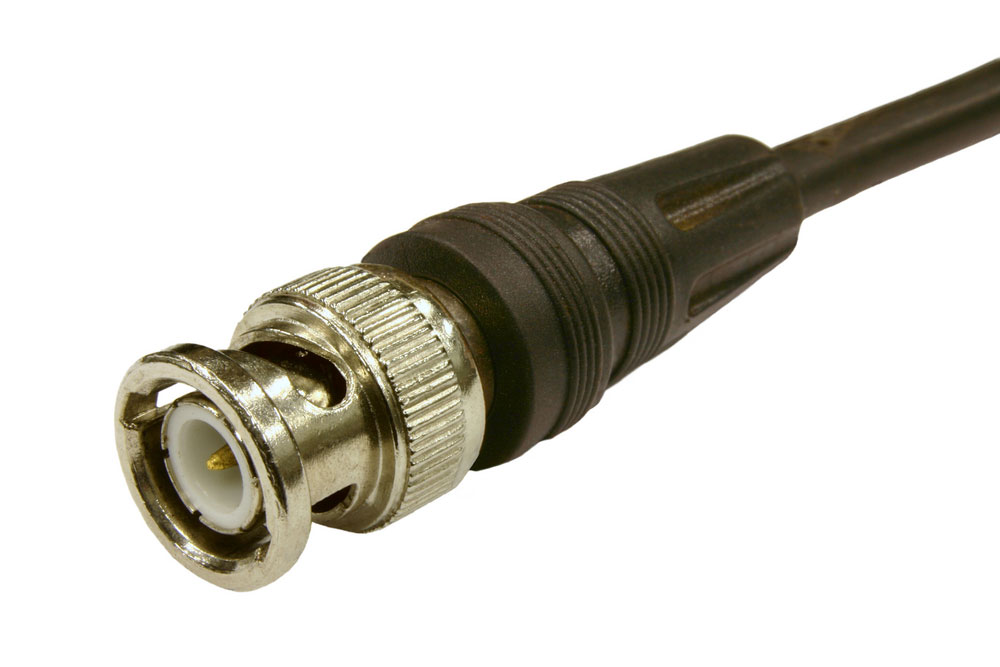 A BNC connector for signal electronics