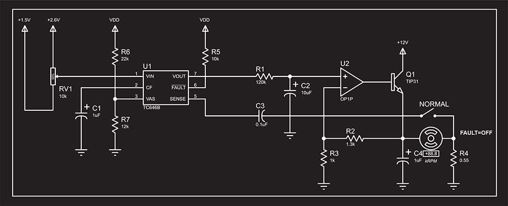 A PCB schematic