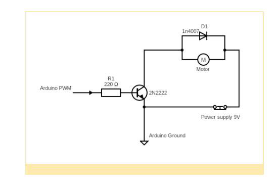 2n222 pinouts - LED Controlling Circuit