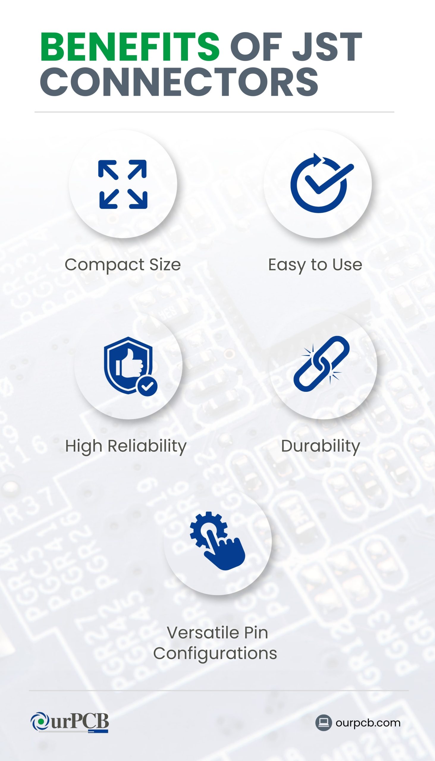 advantages of jst connectors