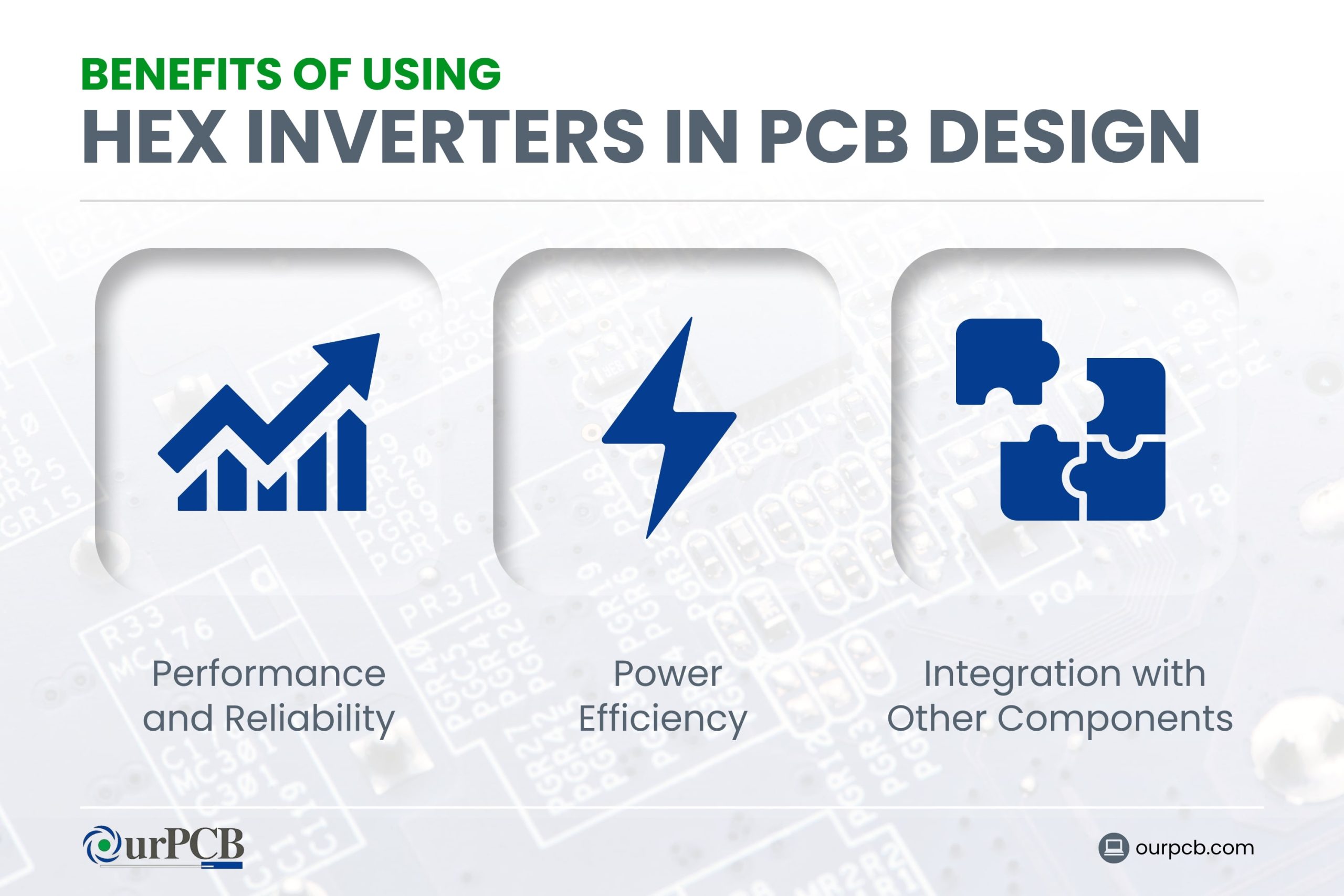 benefits of using hex inverters in pcb design