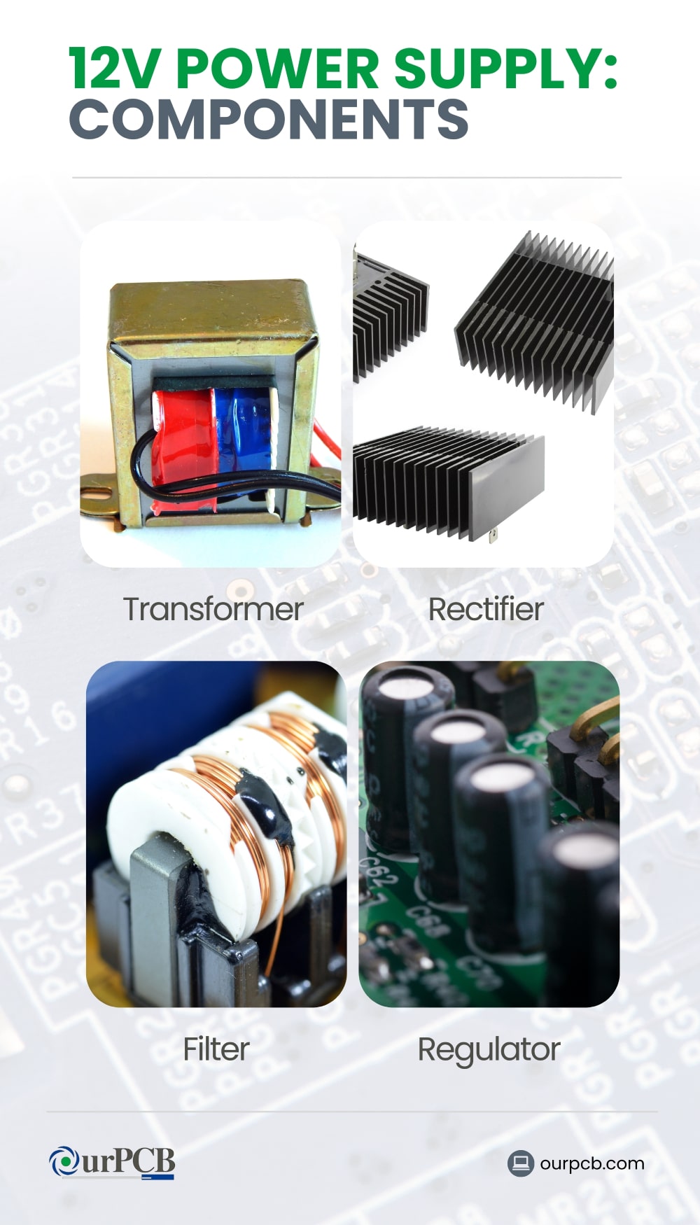 essential elements of a 12v power supply